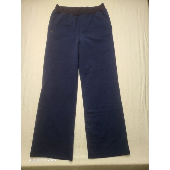 Under Armour Women's Loose Blue Pants w/ Pockets Sz Lg - Picture 1 of 7